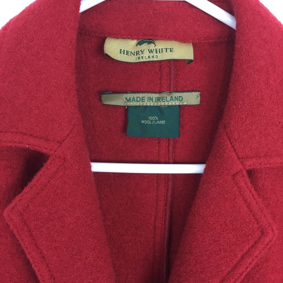 Henry White Ireland Wool Coat 